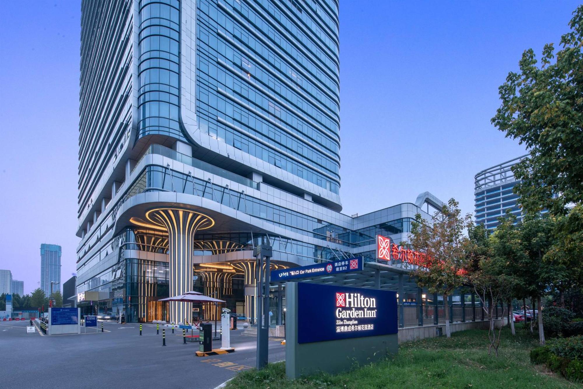 Hilton Garden Inn Zibo Zhangdian المظهر الخارجي الصورة